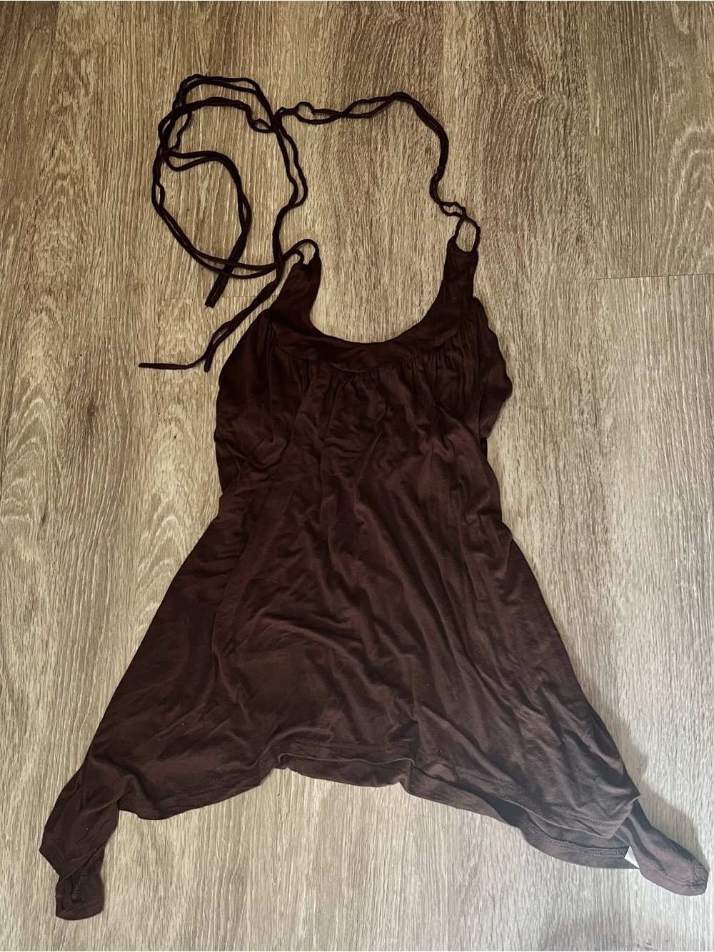 Women’s Brown Halter Top